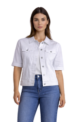 Veste pour femme par Carreli Jeans | T 2037 Blanc | Boutique Vvög, vêtements mode pour homme et femme