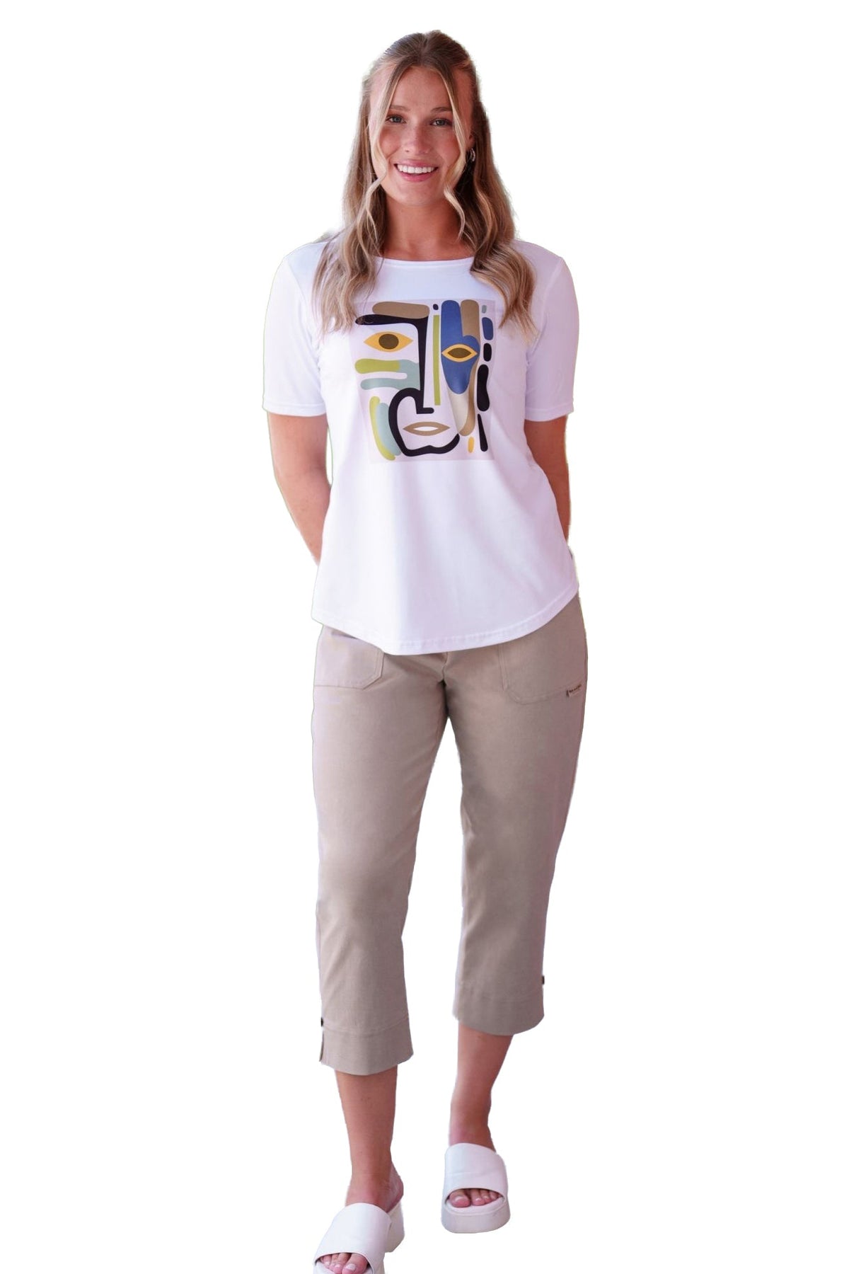 Pantalon ¾ pour femme par Rien ne se perd, tout se crée | Vino Naturel | Boutique Vvög, vêtements mode pour homme et femme