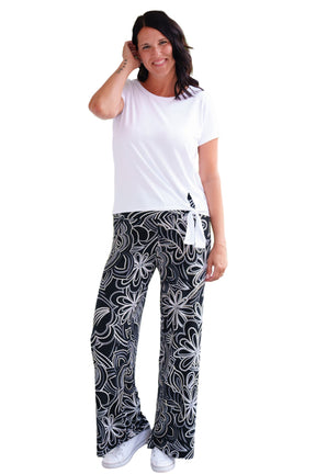 T-Shirt pour femme par Rien ne se perd, tout se crée | Tropical Blanc | Boutique Vvög, vêtements mode pour homme et femme