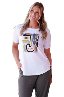 T-Shirt pour femme par Rien ne se perd, tout se crée | Daiquiri Art Abstrait | Boutique Vvög, vêtements mode pour homme et femme