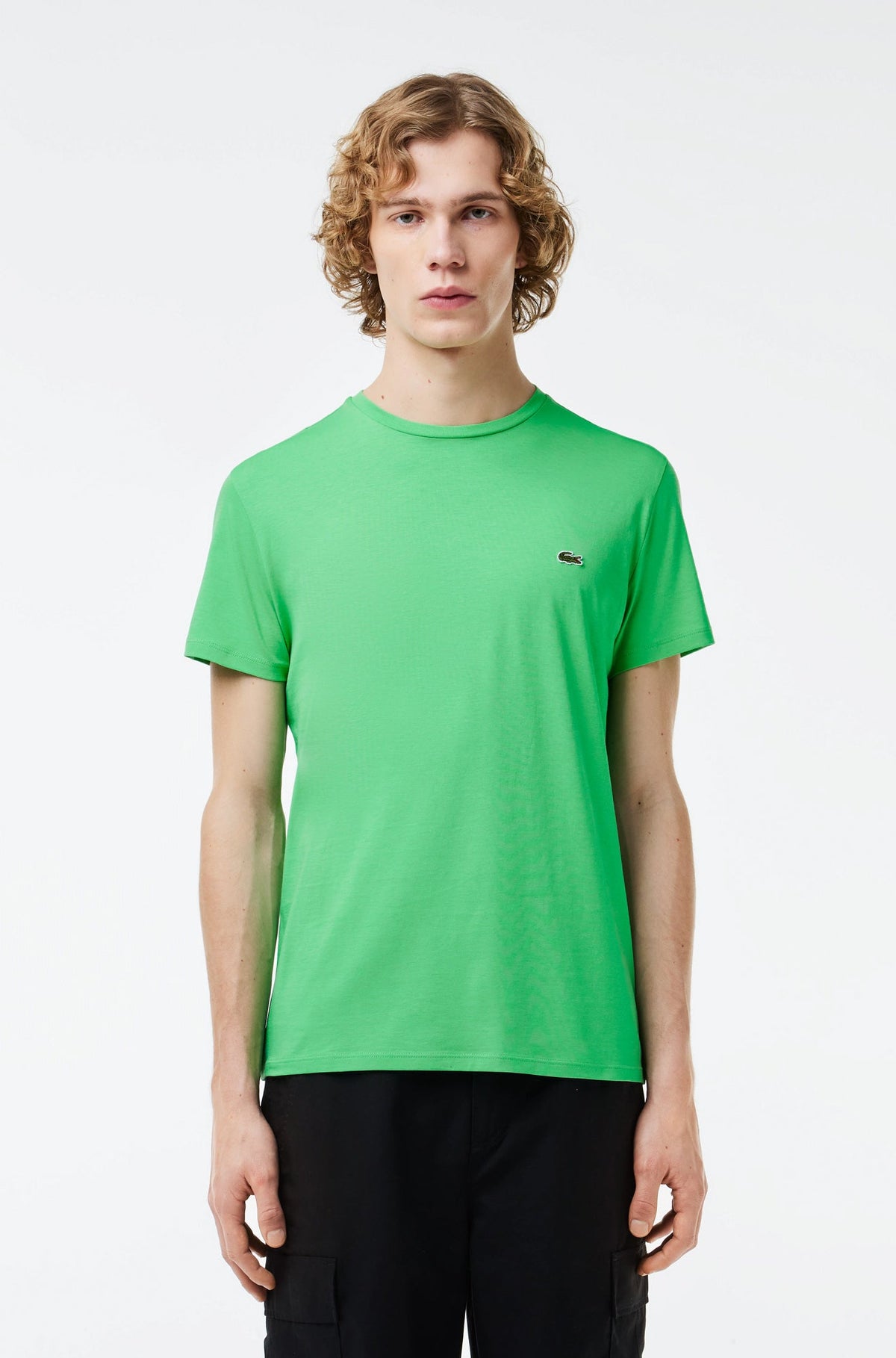 T-Shirt pour homme par Lacoste | TH6709 52 Menthe/UYX-PEPPERMINT | Boutique Vvög, vêtements mode pour homme et femme