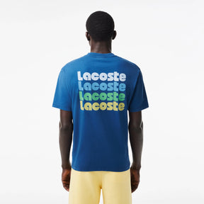 T-Shirt pour homme par Lacoste | TH7544 Globe/HBM-GLOBE | Boutique Vvög, vêtements mode pour homme et femme