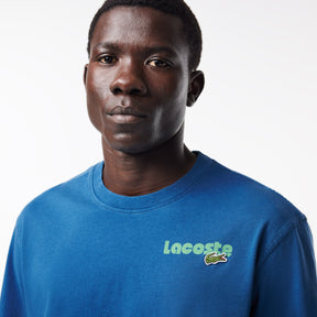 T-Shirt pour homme par Lacoste | TH7544 Globe/HBM-GLOBE | Boutique Vvög, vêtements mode pour homme et femme