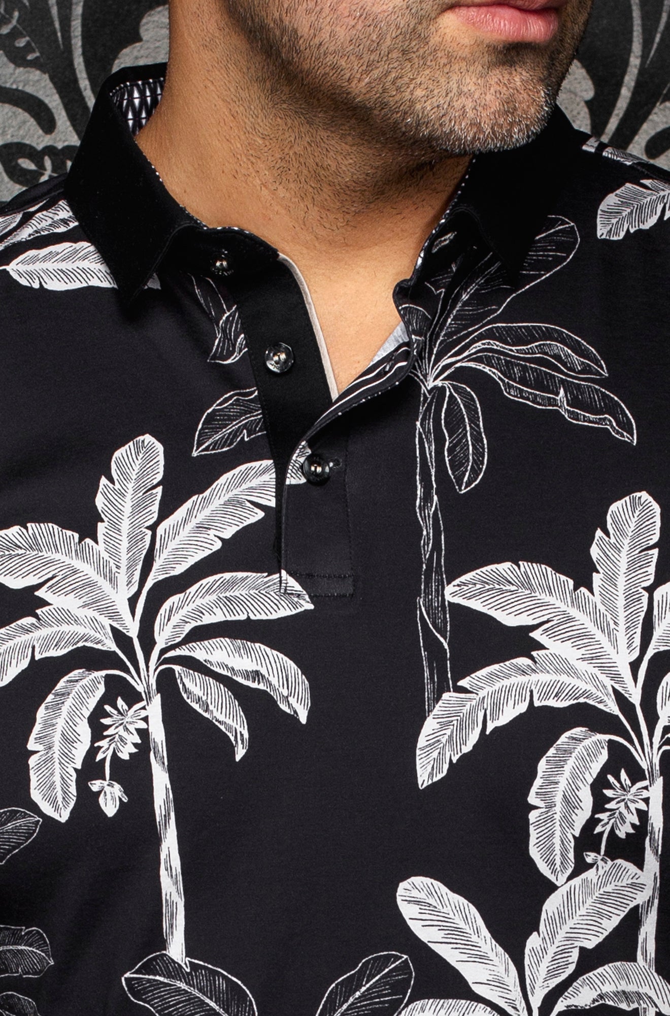 Polo pour homme par Au Noir | TIDEPOOL Noir | Boutique Vvög, inventaire complet de la marque Au Noir