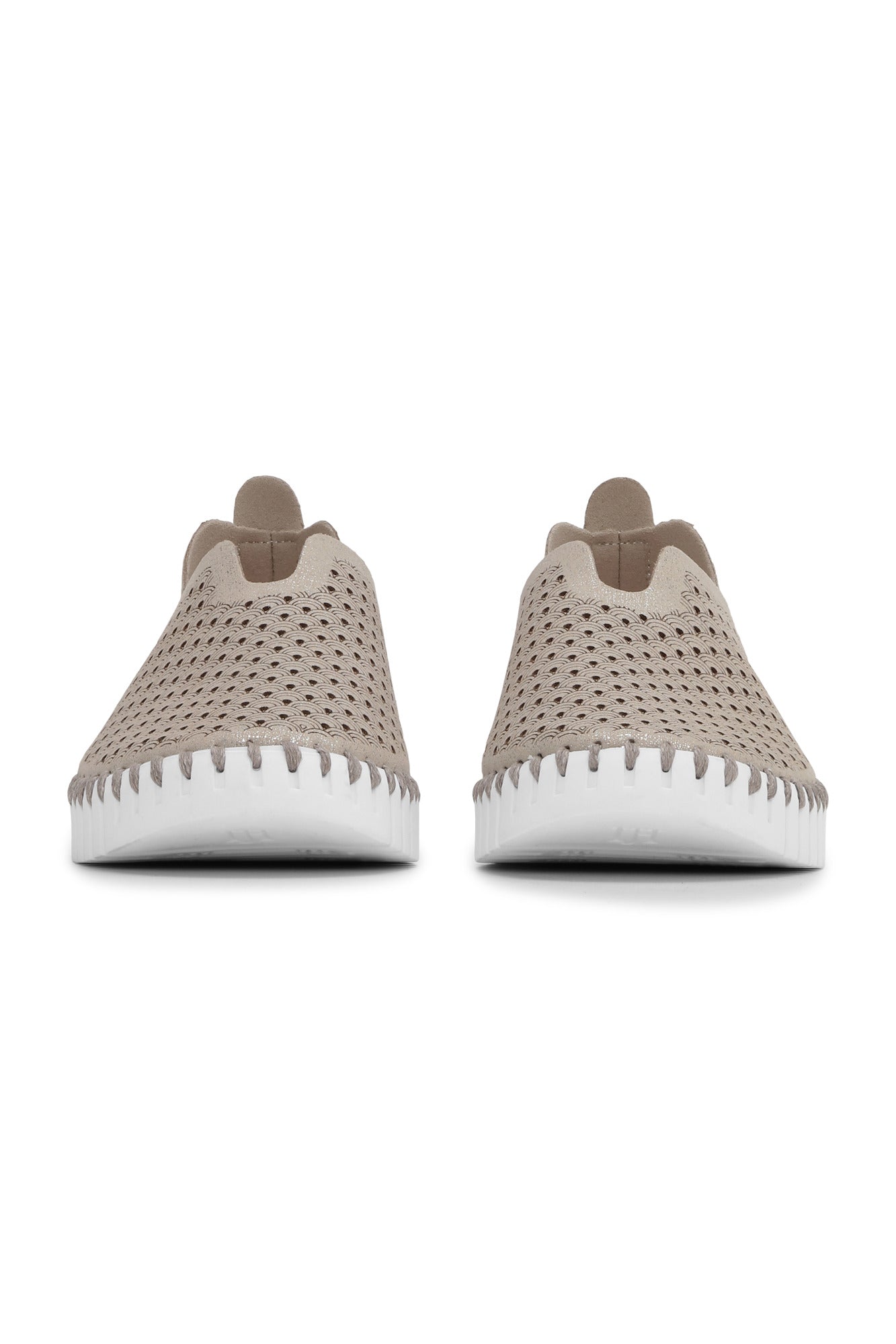 Souliers pour femme par Ilse Jacobsen | TULIP3223 Blanc Argenté | Boutique Vvög, vêtements mode pour homme et femme