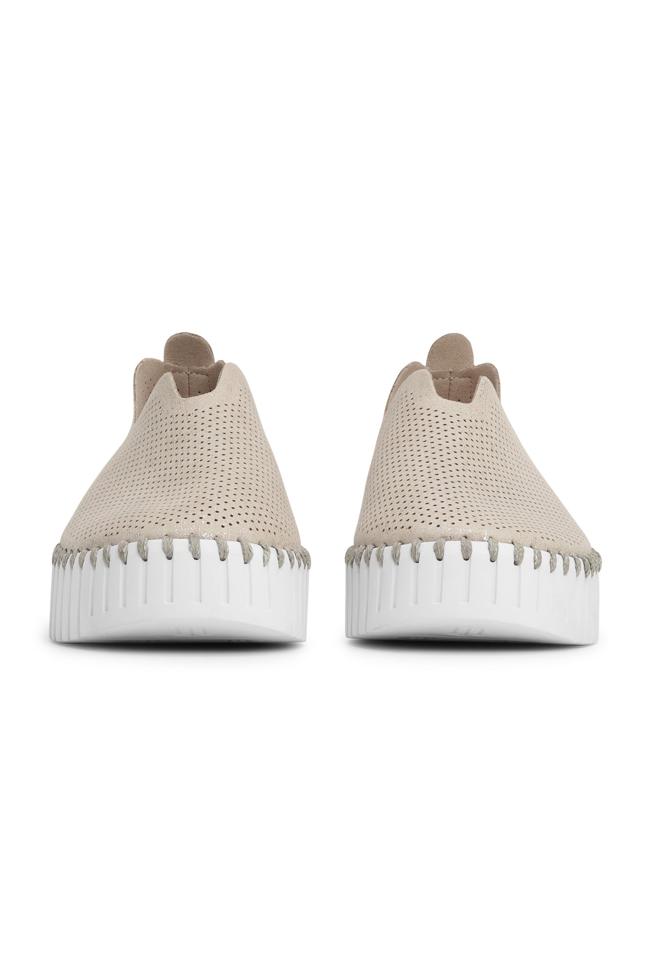 Souliers pour femme par Ilse Jacobsen | TULIP3577 Blanc Argenté | Boutique Vvög, vêtements mode pour homme et femme