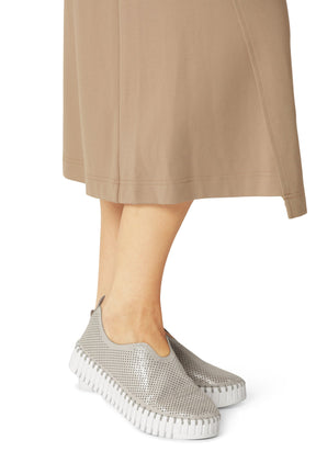 Souliers pour femme par Ilse Jacobsen | TULIP3577 Blanc Argenté | Boutique Vvög, vêtements mode pour homme et femme