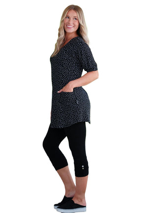 Legging pour femme par Rien ne se perd, tout se crée | Punch Noir | Boutique Vvög, vêtements mode pour homme et femme