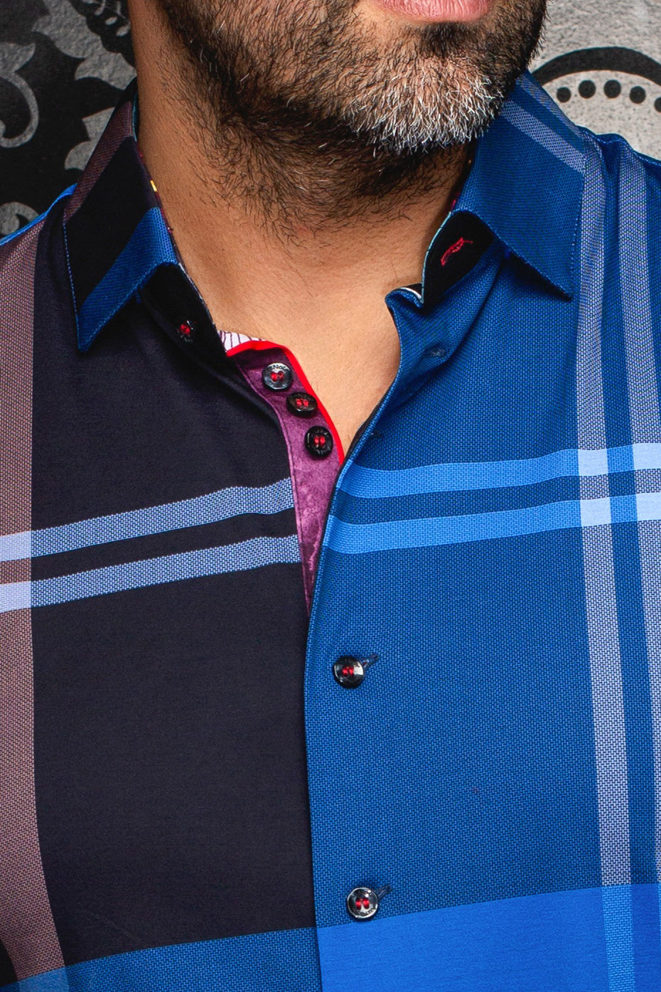 Chemise manches longues en Knit pour homme par Au Noir | VERDI Indigo | Boutique Vvög, inventaire complet de la marque Au Noir