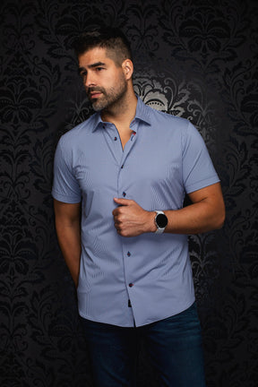 Chemise en nylon pour homme par Au Noir | VOLTA Marine | Boutique Vvög, vêtements mode pour homme et femme