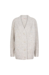 Pardessus en coton boutonné pour femme par Esqualo | W2502716 Sable Clair | Boutique Vvög, vêtements mode pour homme et femme