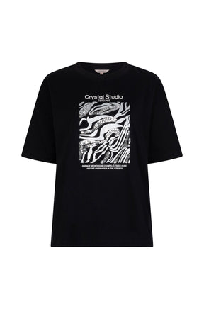 T-Shirt pour femme par Esqualo | W2505715 Noir | Boutique Vvög, vêtements mode pour homme et femme