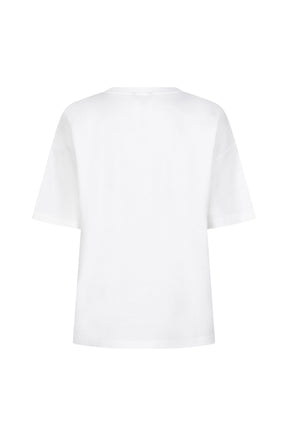 T-Shirt pour femme par Esqualo | W2505715 Blanc Cassé | Boutique Vvög, vêtements mode pour homme et femme