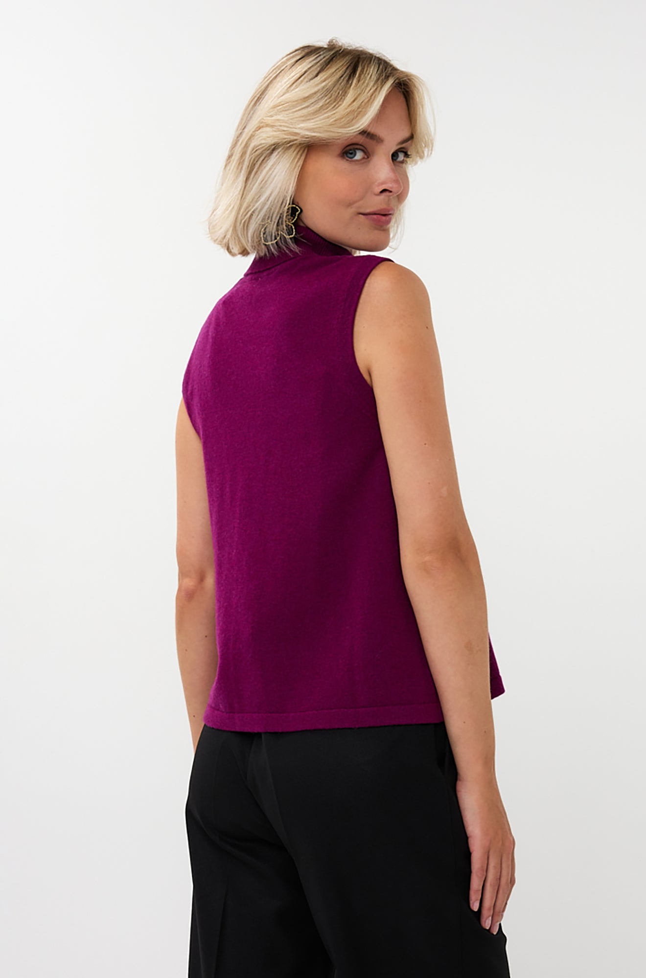 Camisole avec col roulé pour femme par Esqualo | W2507704 Marron | Boutique Vvög, vêtements mode pour homme et femme