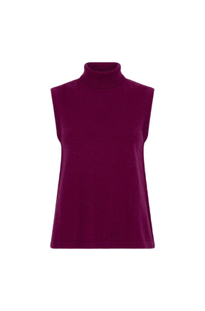 Camisole avec col roulé pour femme par Esqualo | W2507704 Marron | Boutique Vvög, vêtements mode pour homme et femme