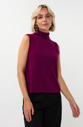 Camisole avec col roulé pour femme par Esqualo | W2507704 Marron | Boutique Vvög, vêtements mode pour homme et femme
