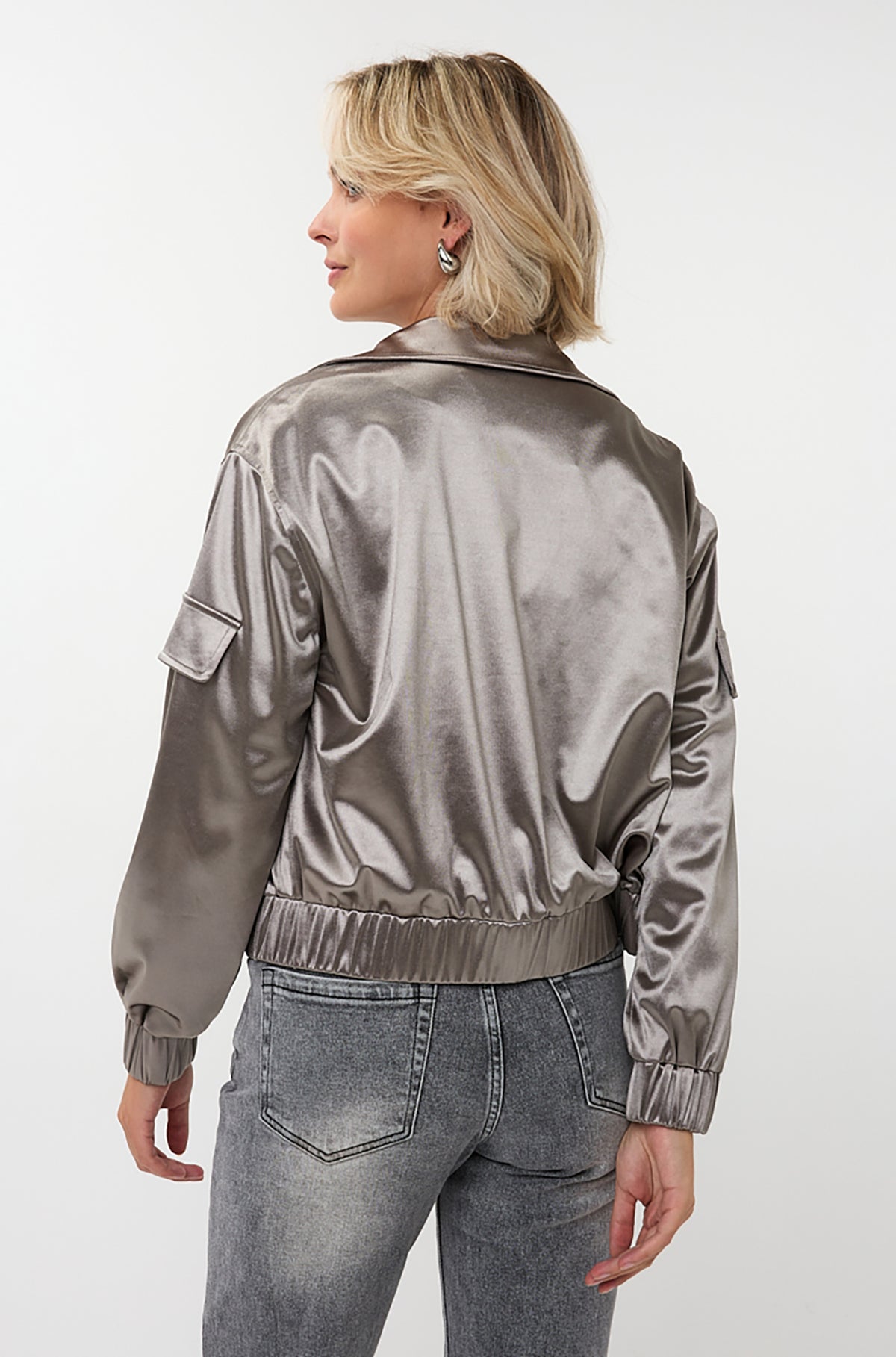 Veste pour femme par Esqualo | W2510737 Argent | Boutique Vvög, vêtements mode pour homme et femme