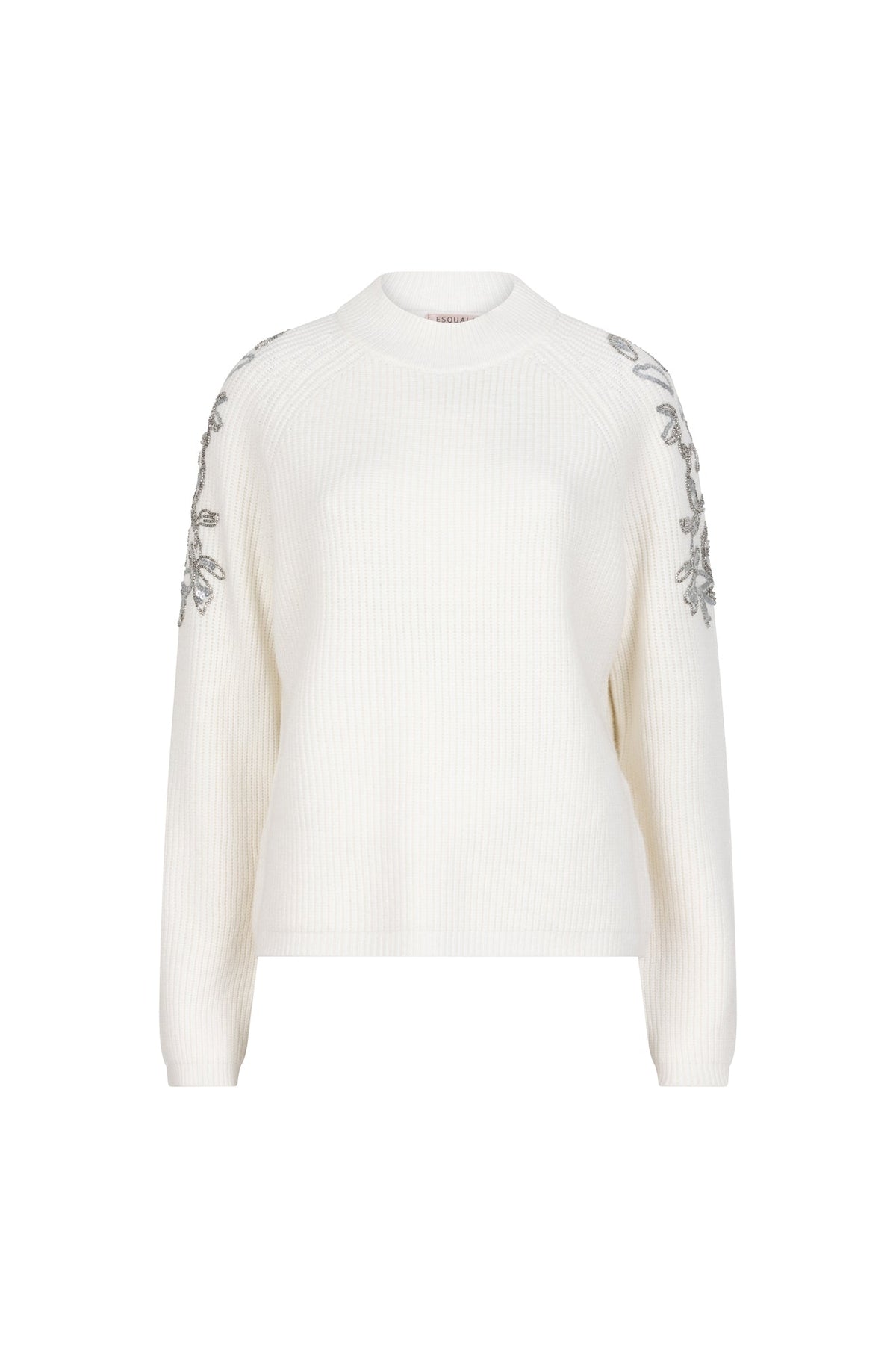 Chandail manches longues pour femme par Esqualo | W2527712 Blanc Cassé | Boutique Vvög, vêtements mode pour homme et femme