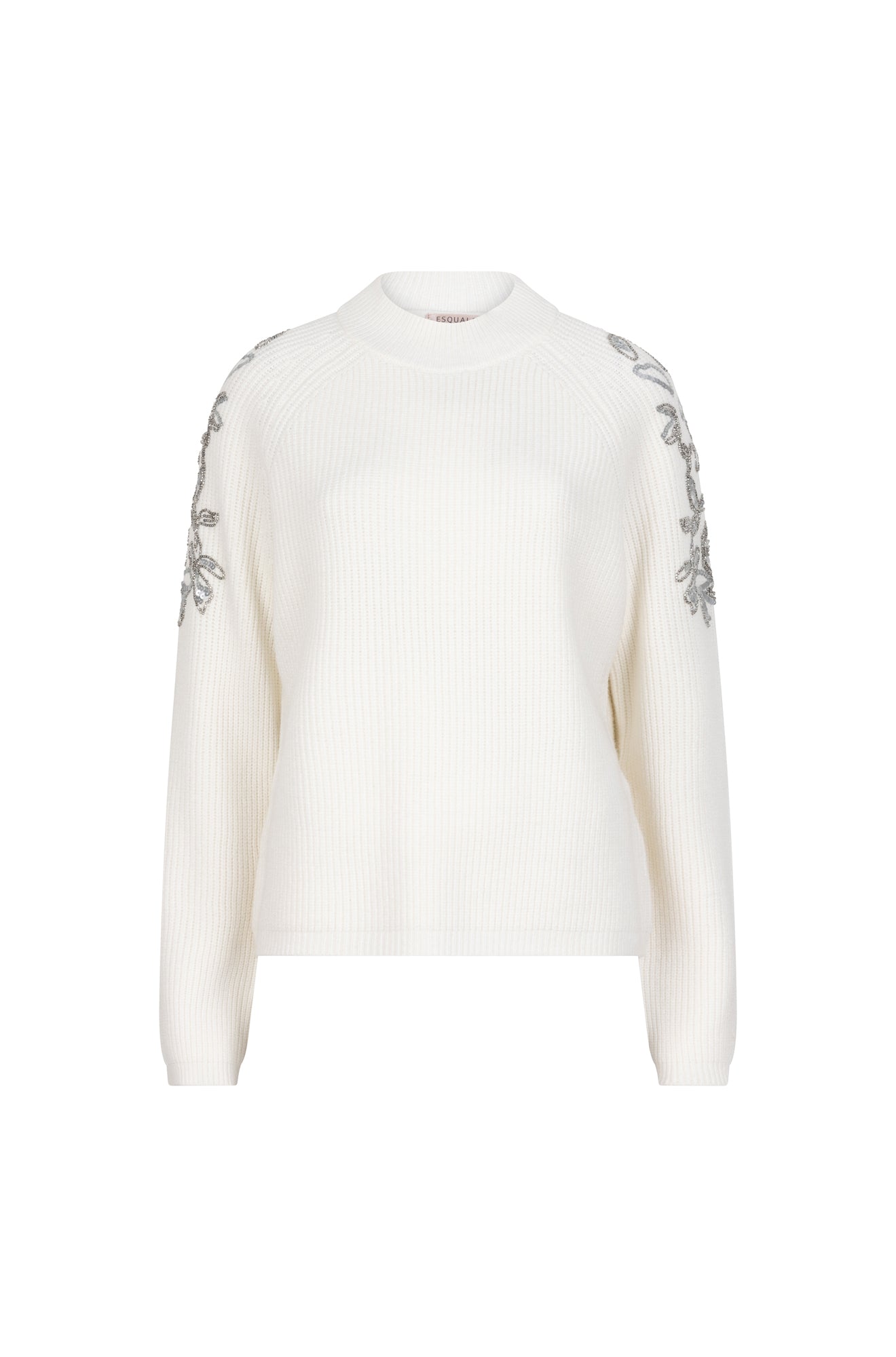 Chandail manches longues pour femme par Esqualo | W2527712 Blanc Cassé | Boutique Vvög, vêtements mode pour homme et femme
