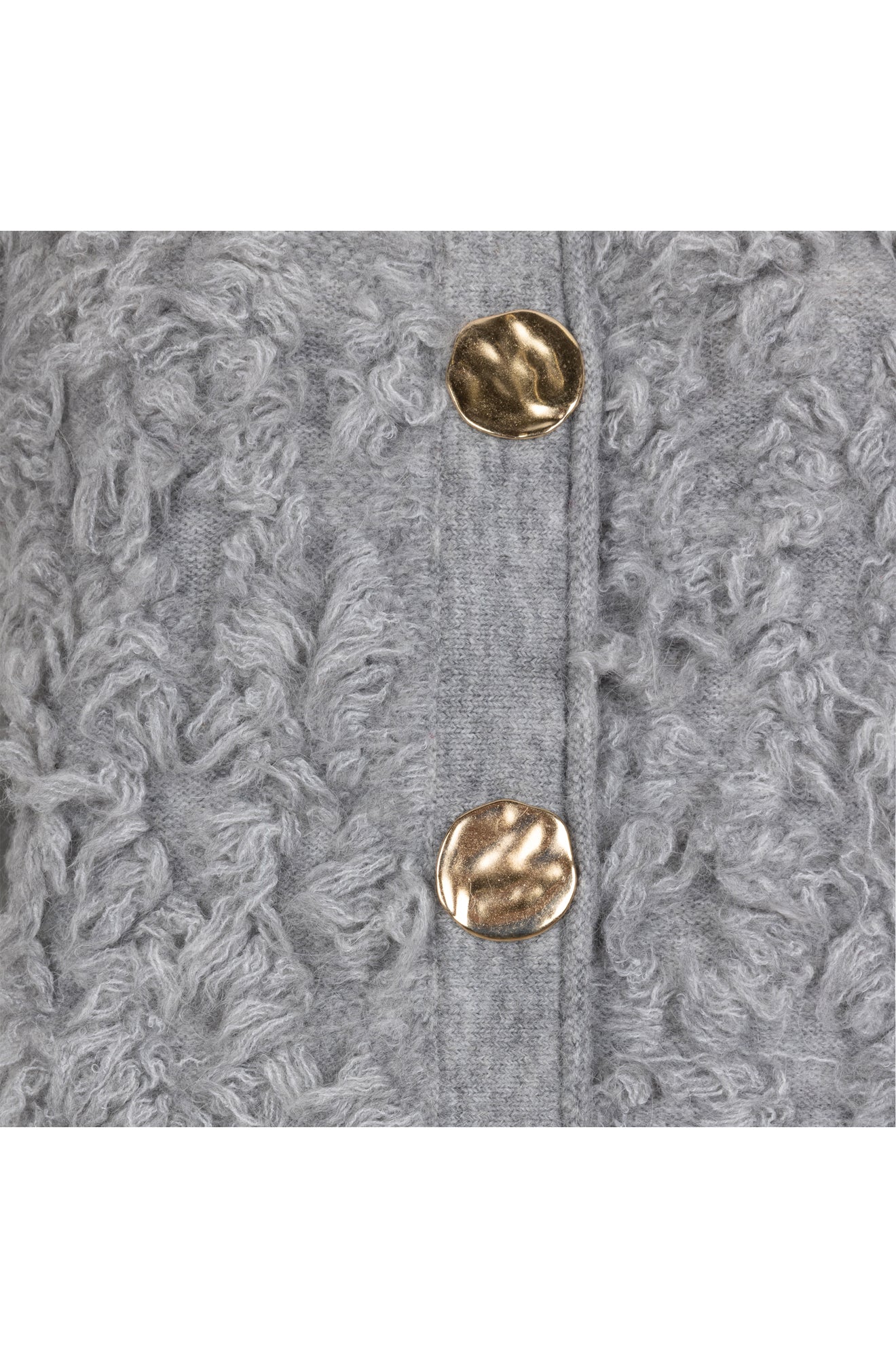T-Shirt velue et boutonné pour femme par Esqualo | W2527714 Gris | Boutique Vvög, vêtements mode pour homme et femme