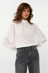 Blouse pour femme par Esqualo | W2528700 Blanc Cassé | Boutique Vvög, vêtements mode pour homme et femme