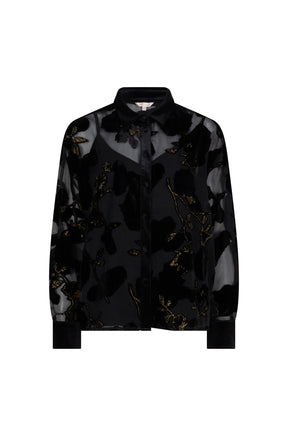 Blouse transparente pour femme par Esqualo | W2528710 Noir | Boutique Vvög, vêtements mode pour homme et femme