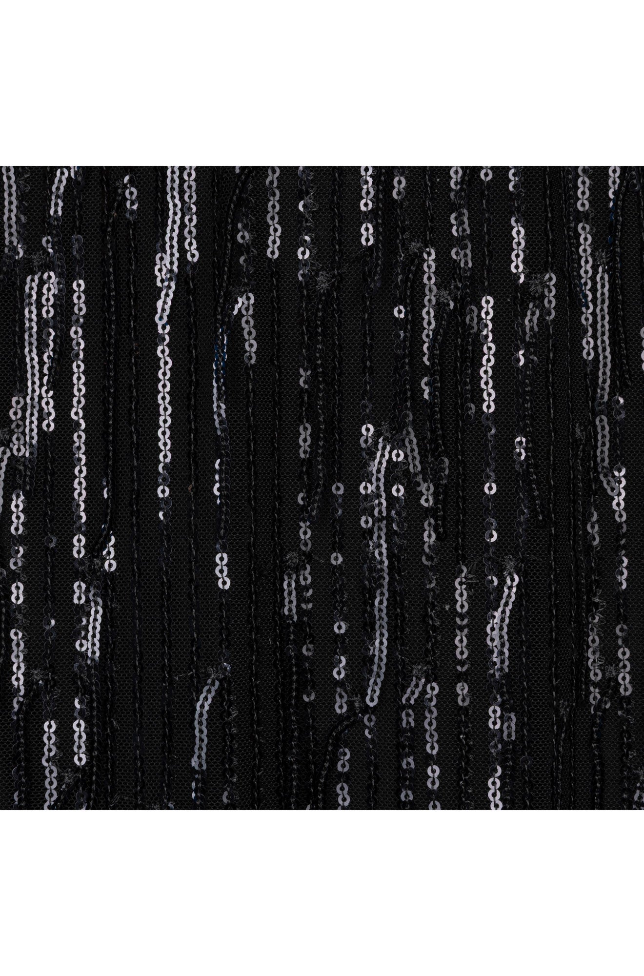 Women's black maxi skirt, detail view by Esqualo