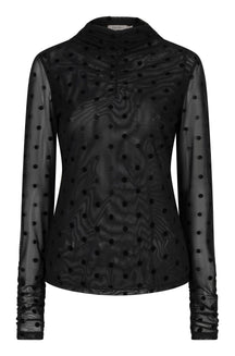 Blouse manches longues noir, vue produit pour femme par Esqualo