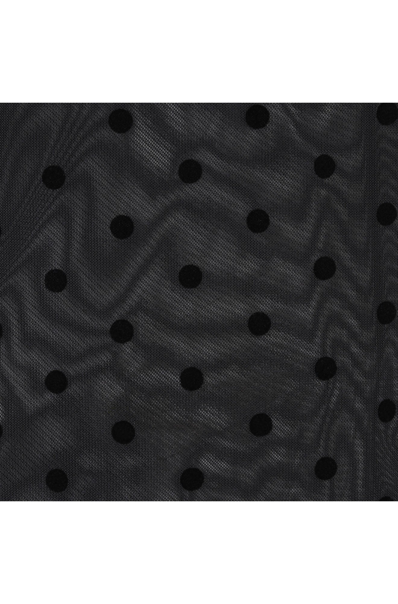 Women's black long-sleeve blouse, detail view by Esqualo