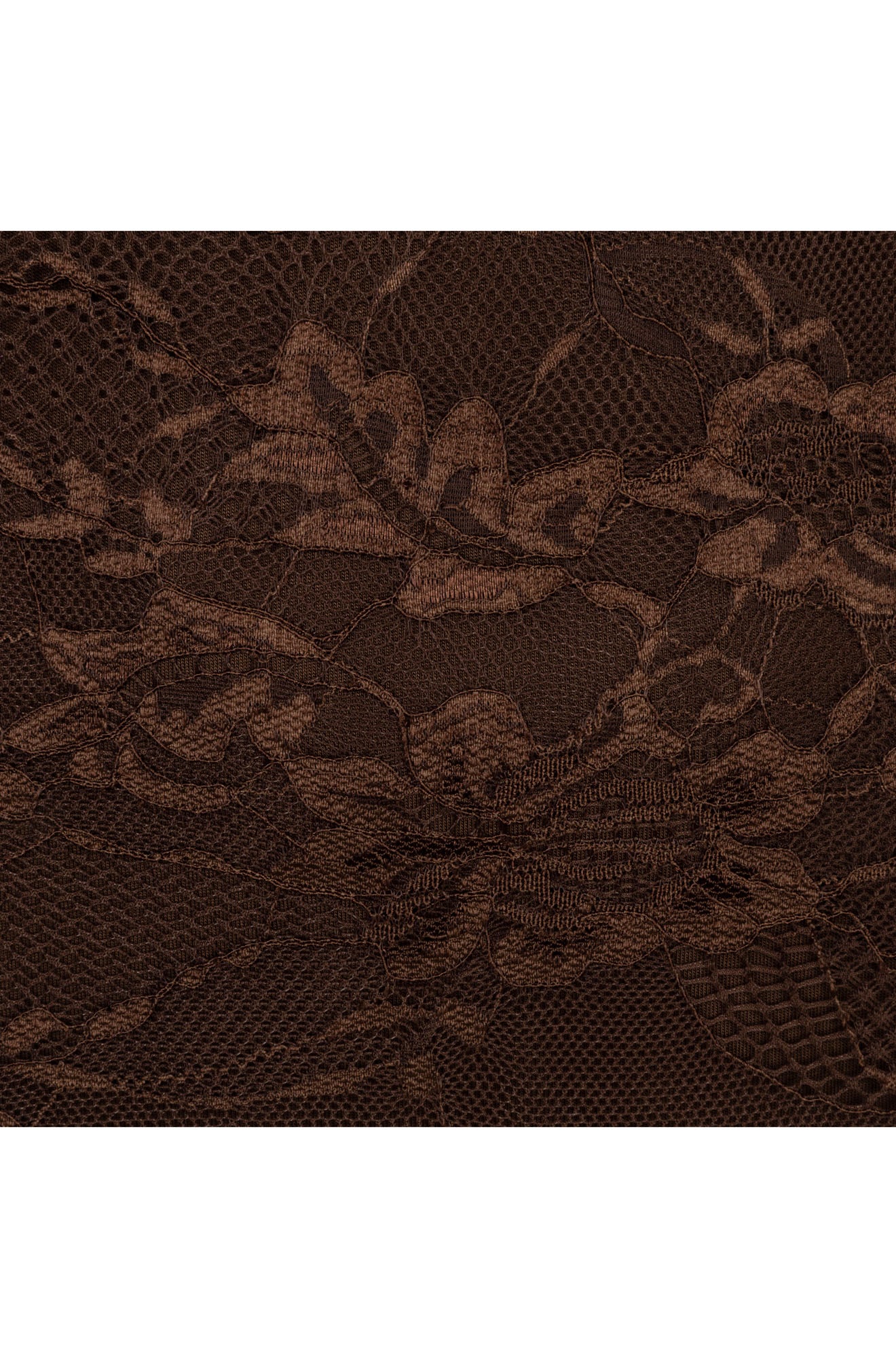 Esqualo women's brown long-sleeve blouse, detail view