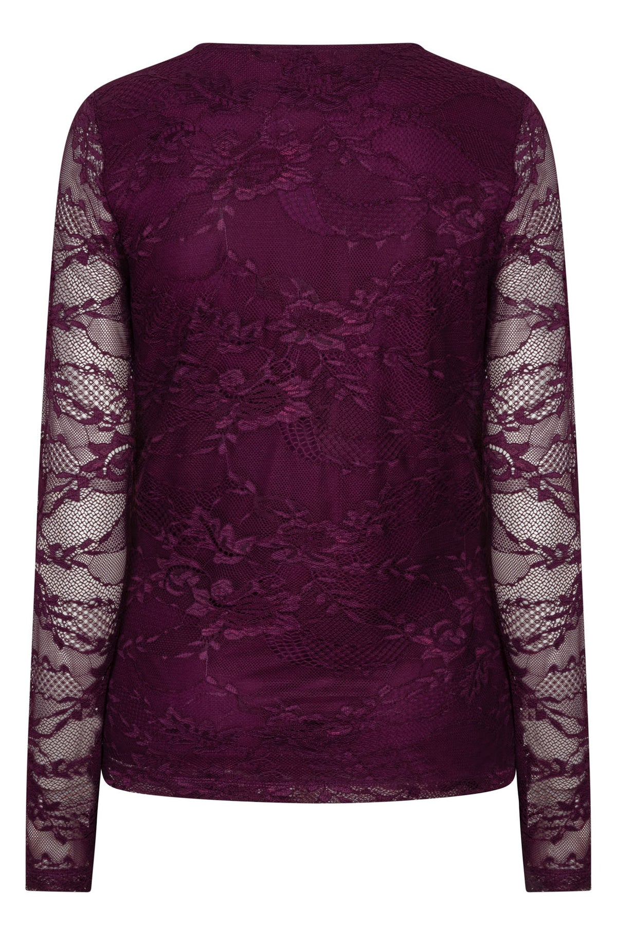 Blouse manches longues bourgogne, vue produit pour femme par Esqualo