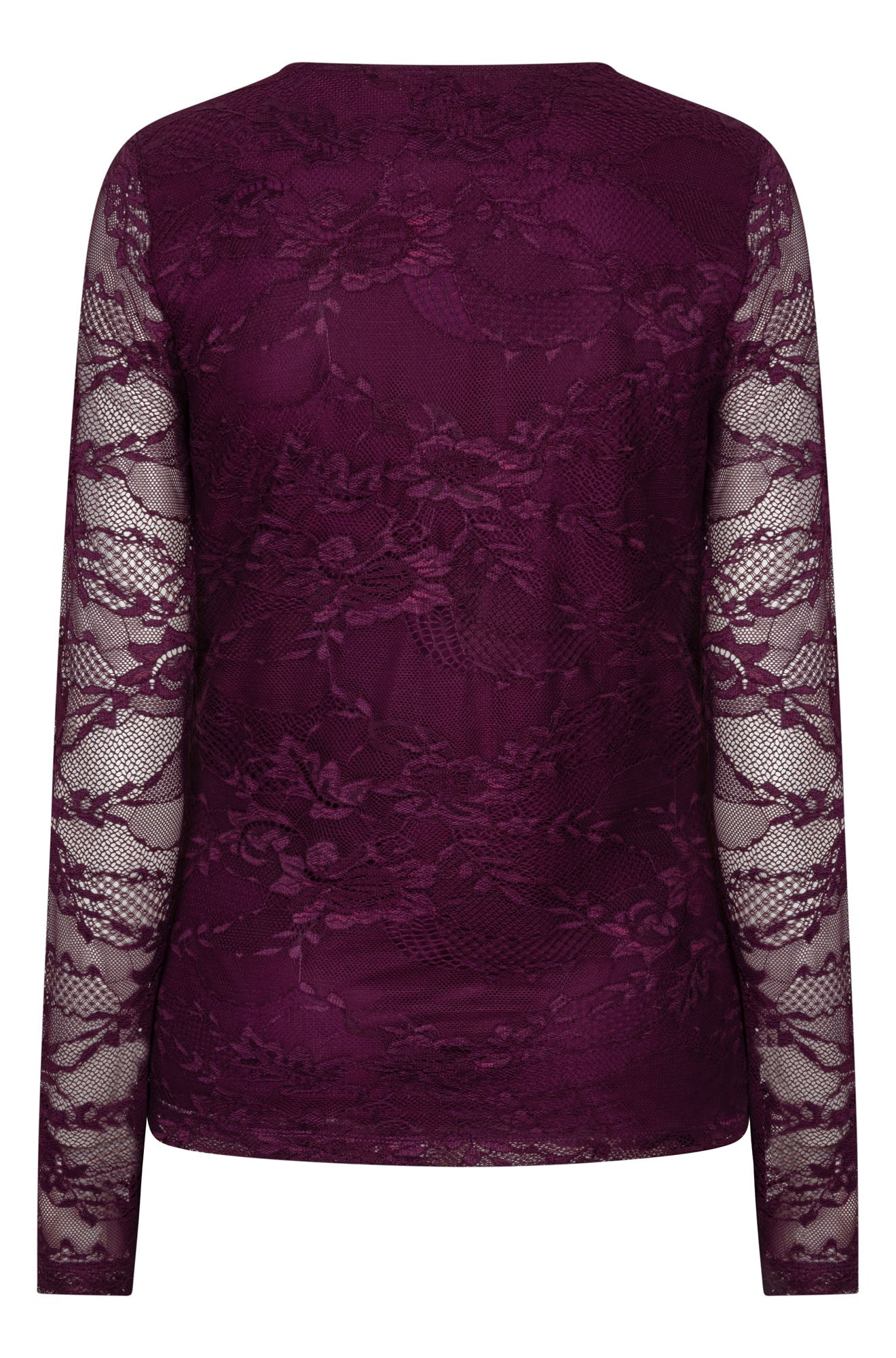 Blouse manches longues bourgogne, vue produit pour femme par Esqualo