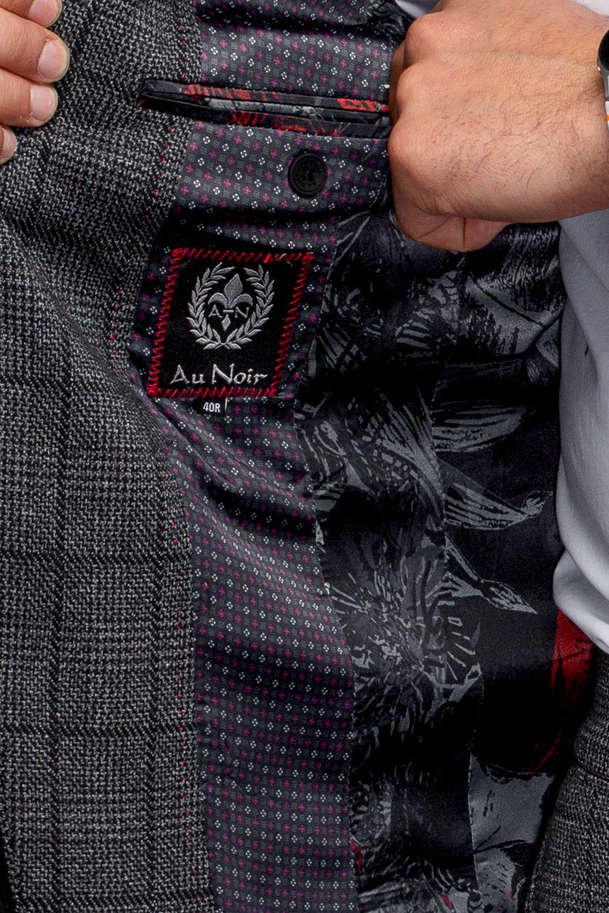 Veston pour homme par Au Noir | WEAVING Noir | Boutique Vvög, inventaire complet de la marque Au Noir