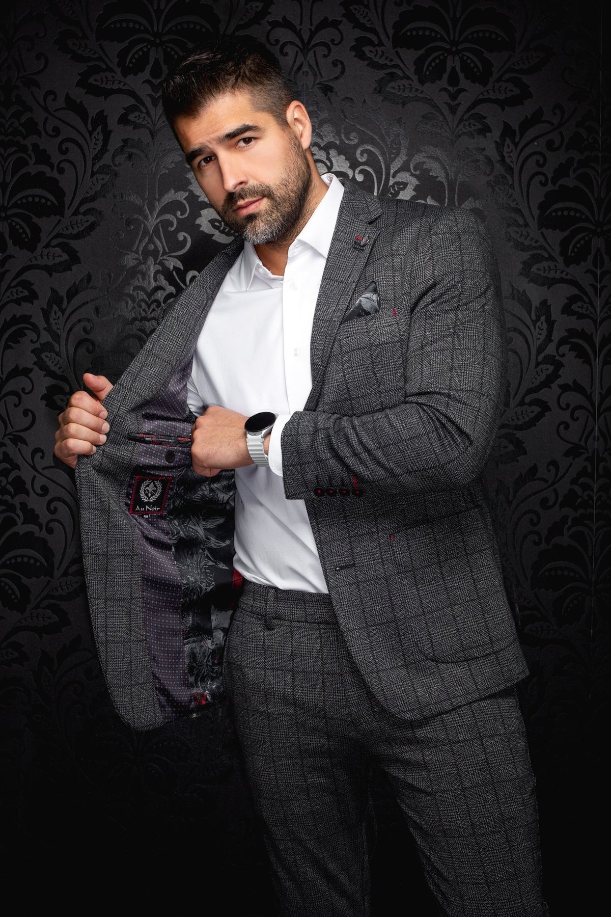 Veston pour homme par Au Noir | WEAVING Noir | Boutique Vvög, inventaire complet de la marque Au Noir