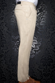 Pantalon pour homme par Au Noir | WESSON-LANCASTER Beige | Boutique Vvög, inventaire complet de la marque Au Noir