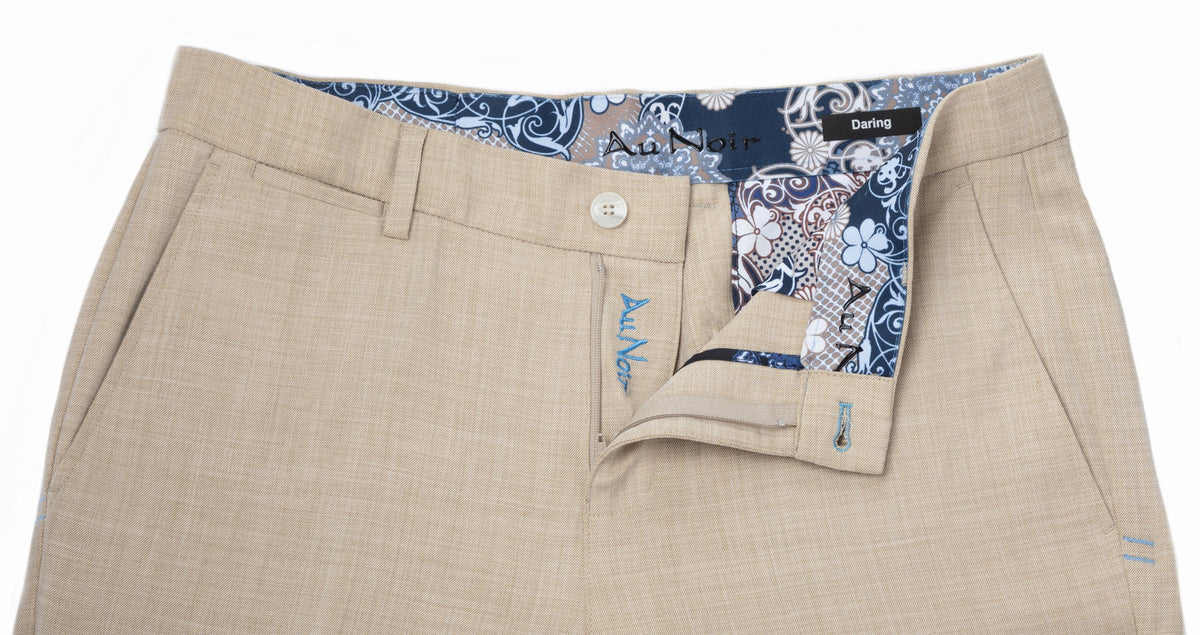 Pantalon pour homme par Au Noir | WESSON-LANCASTER Beige | Boutique Vvög, inventaire complet de la marque Au Noir