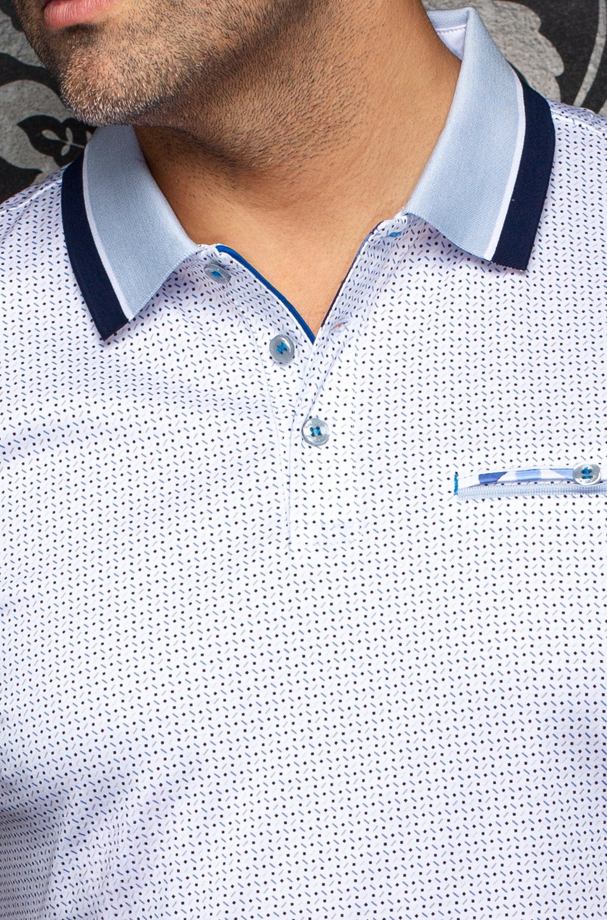 Polo pour homme par Au Noir | WESTBROOK Blanc | Boutique Vvög, inventaire complet de la marque Au Noir