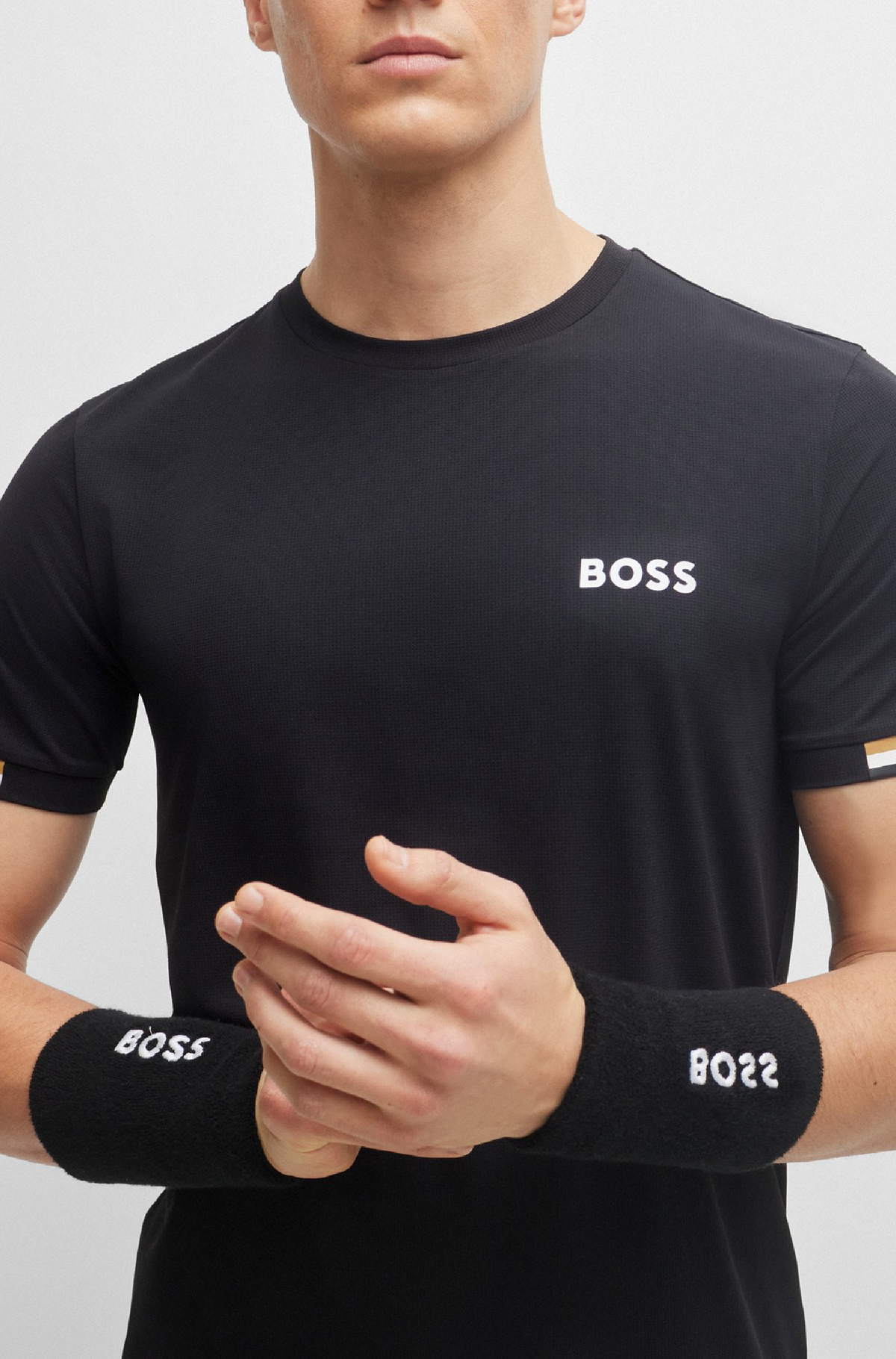 T-Shirt pour homme par HUGO BOSS collection Green | 50506348 Noir/001-BLACK | Boutique Vvög, vêtements mode pour homme et femme