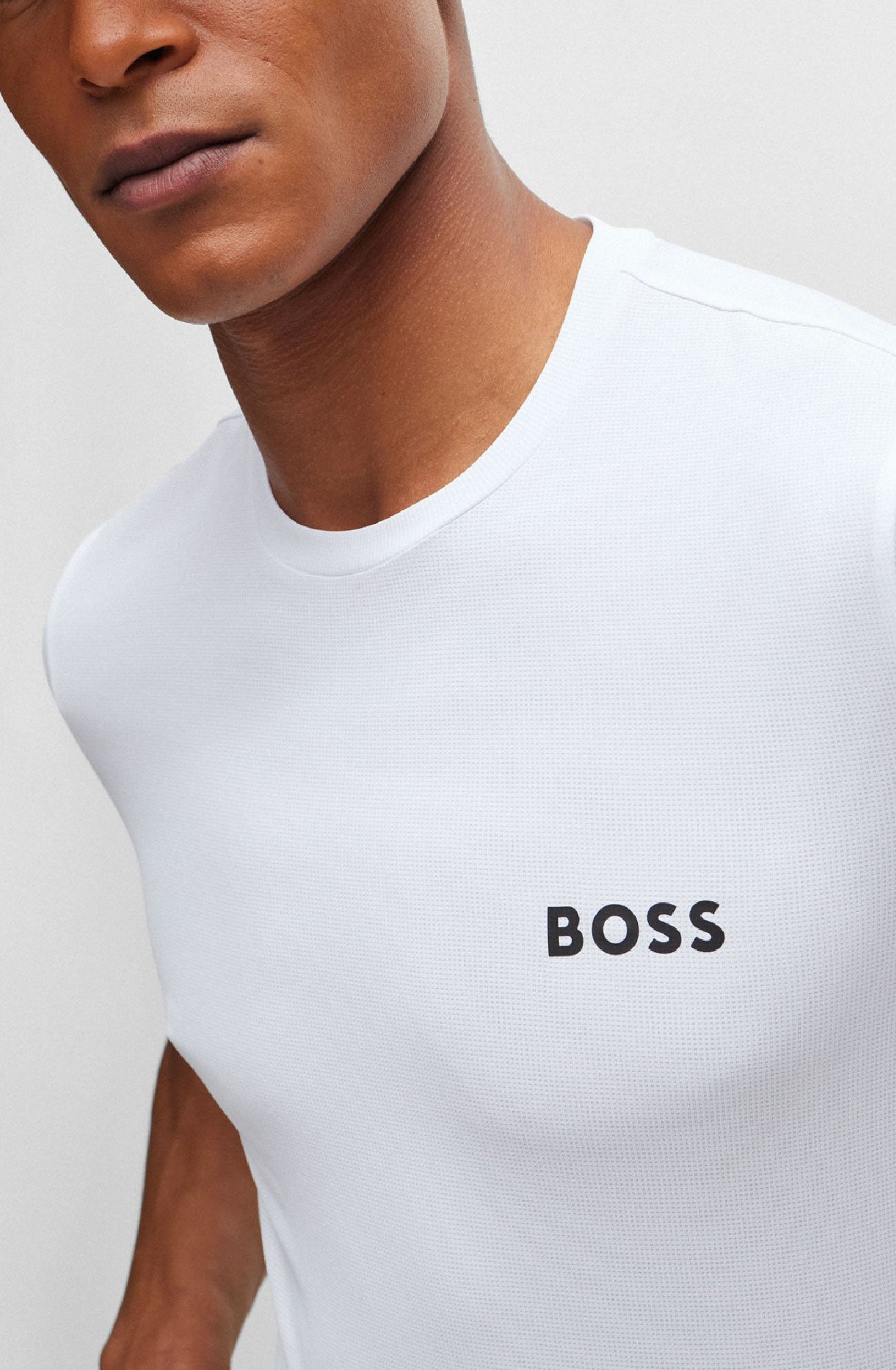 T-Shirt pour homme par HUGO BOSS collection Green | 50506348 Blanc/100-WHITE | Boutique Vvög, vêtements mode pour homme et femme