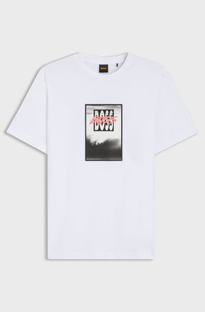 T-Shirt pour homme par HUGO BOSS | 50561846 Blanc | Boutique Vvög, vêtements mode pour homme et femme