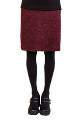 Jupe pour femme par Rien ne se perd, tout se crée | Rhodo Merlot | Boutique Vvög, vêtements mode pour homme et femme