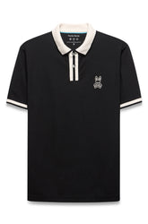 Polo sport pour homme par Psycho Bunny | MT0100192 Noir | Boutique Vvög, vêtements mode pour homme et femme