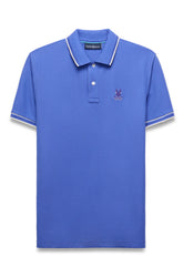Polo sport pour homme par Psycho Bunny | MT0100193 Bleu Amparo | Boutique Vvög, vêtements mode pour homme et femme