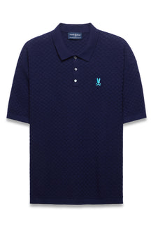 Polo sport pour homme par Psycho Bunny | MT0100200 Bleu Du Soir | Boutique Vvög, vêtements mode pour homme et femme