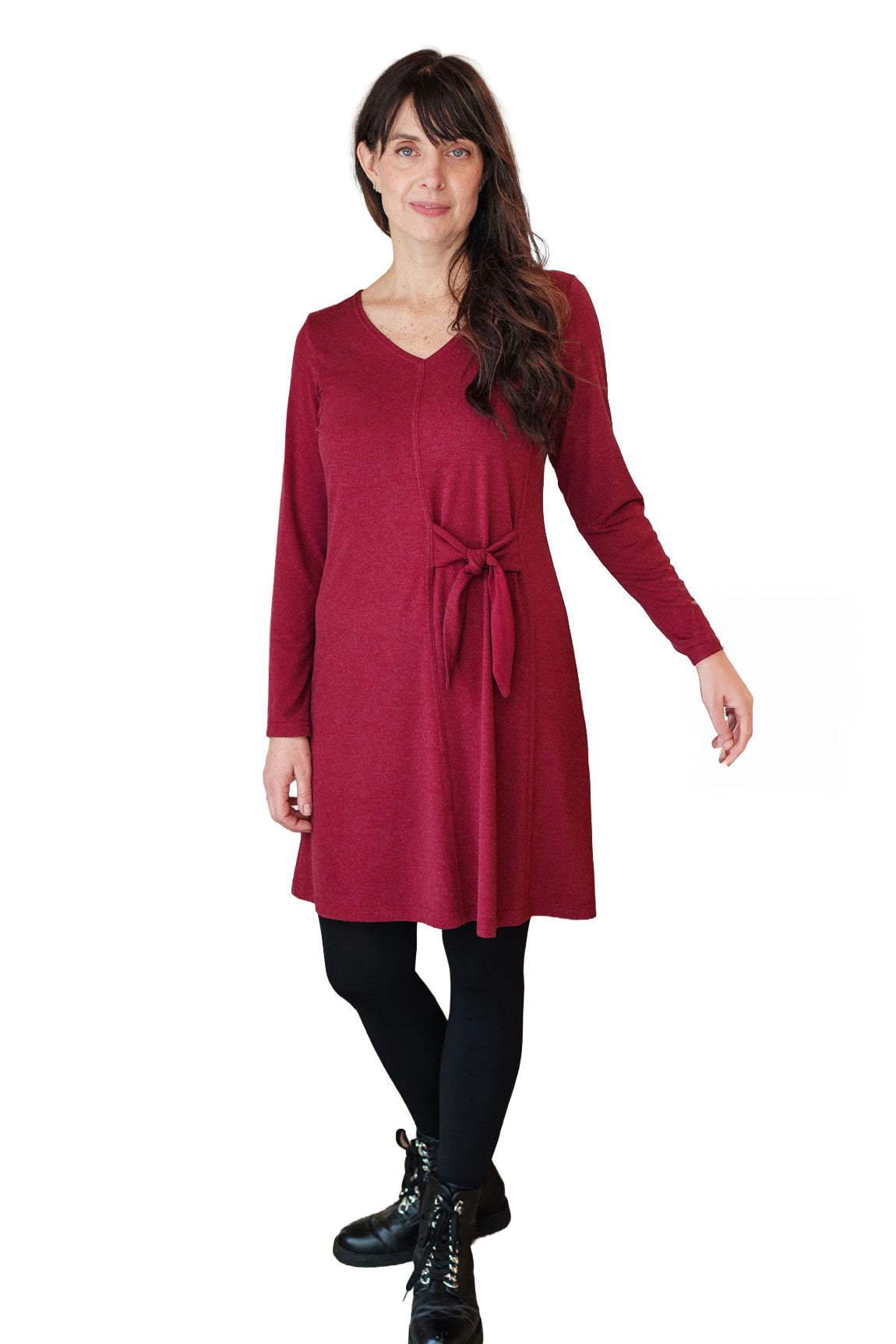 Robe pour femme par Rien ne se perd, tout se crée | Labra Grenat | Boutique Vvög, vêtements mode pour homme et femme