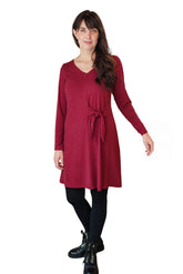 Robe pour femme par Rien ne se perd, tout se crée | Labra Grenat | Boutique Vvög, vêtements mode pour homme et femme