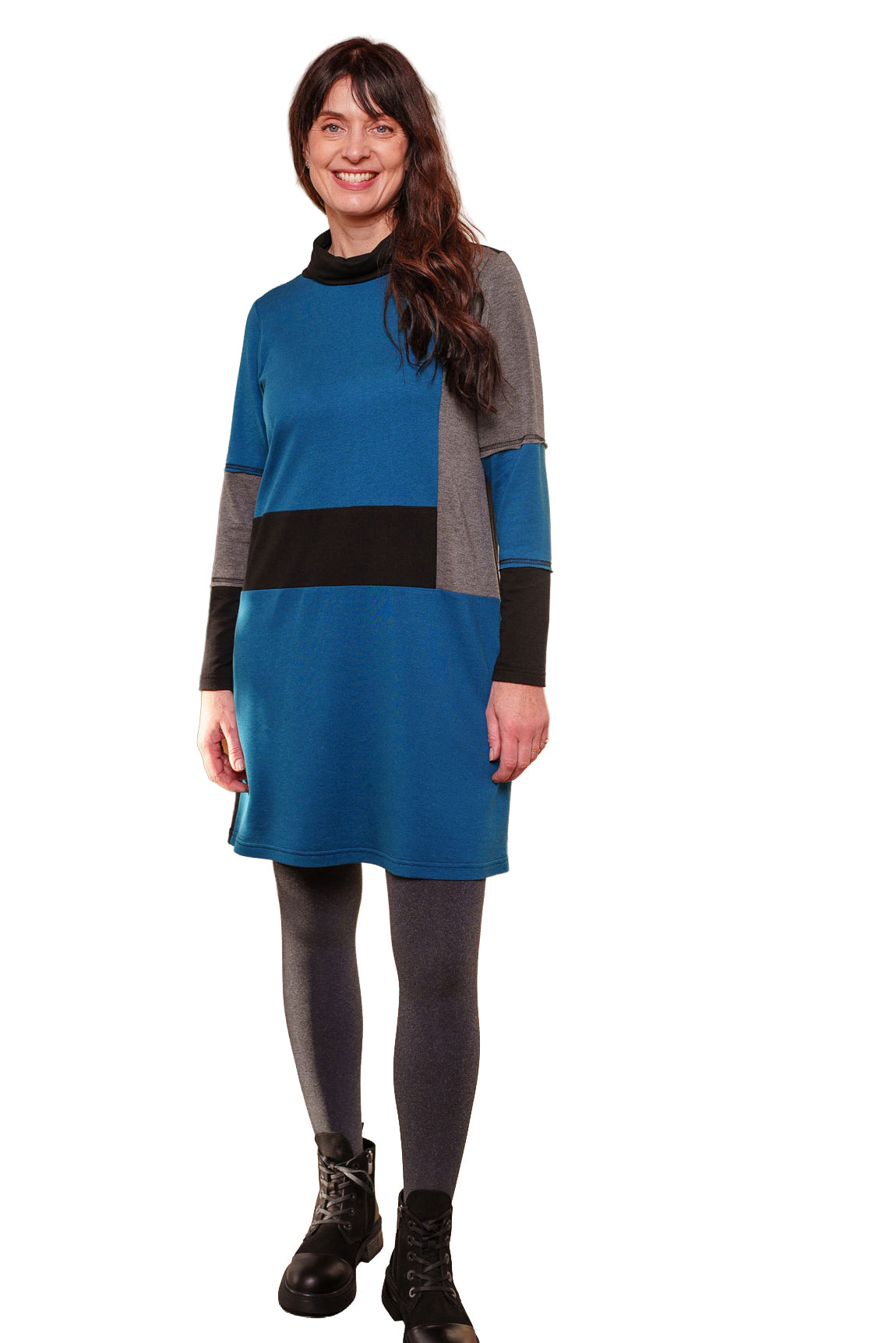 Robe pour femme par Rien ne se perd, tout se crée | Viorne Sarcelle | Boutique Vvög, vêtements mode pour homme et femme