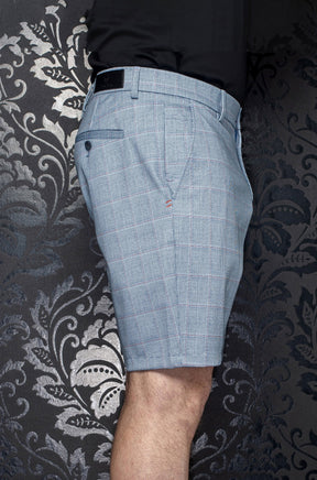 Bermuda shorts for men by Au Noir | SOLARIS-ANDERSON Light Blue | Boutique Vvög, complete inventory of the Au Noir brand