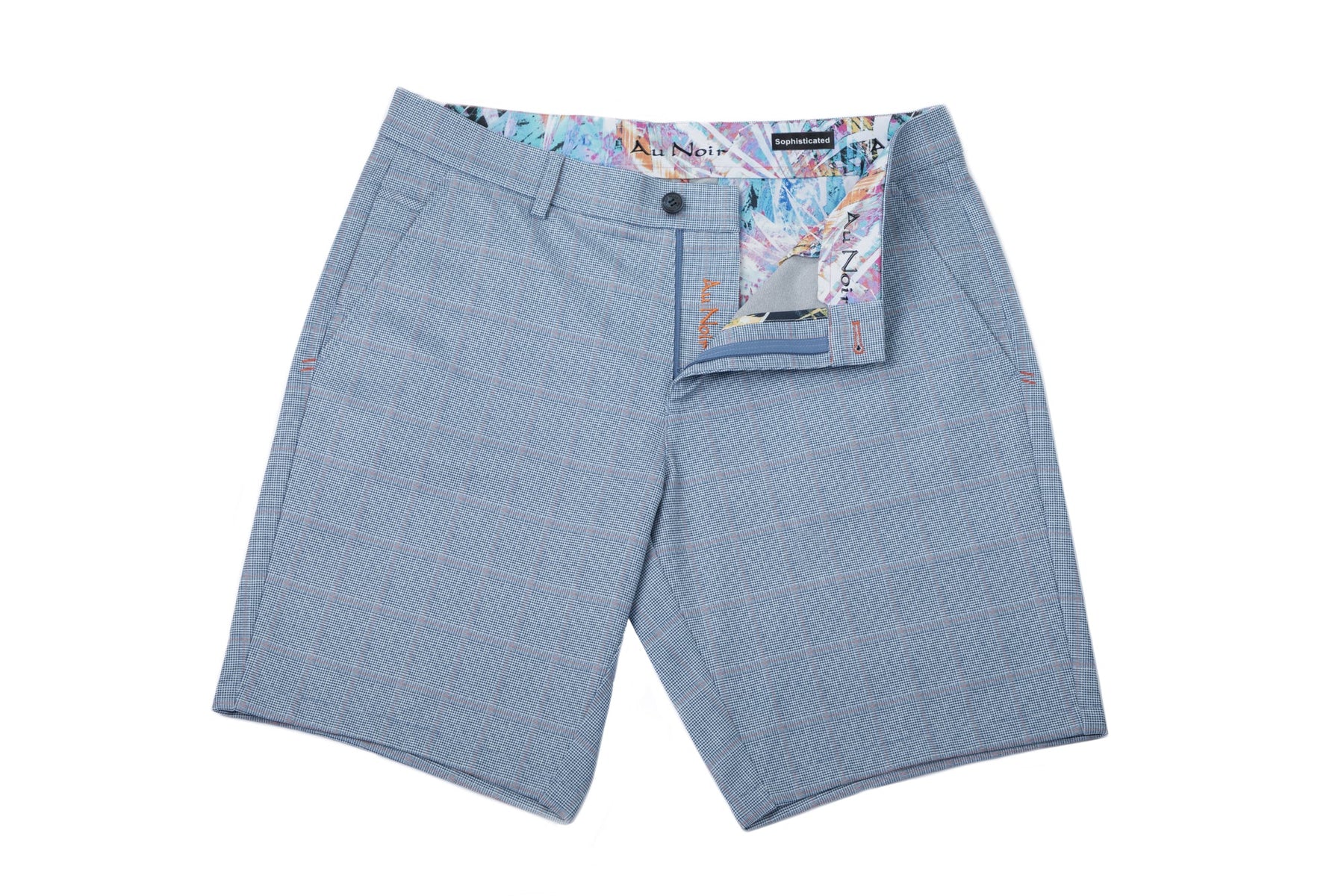 Bermuda shorts for men by Au Noir | SOLARIS-ANDERSON Light Blue | Boutique Vvög, complete inventory of the Au Noir brand