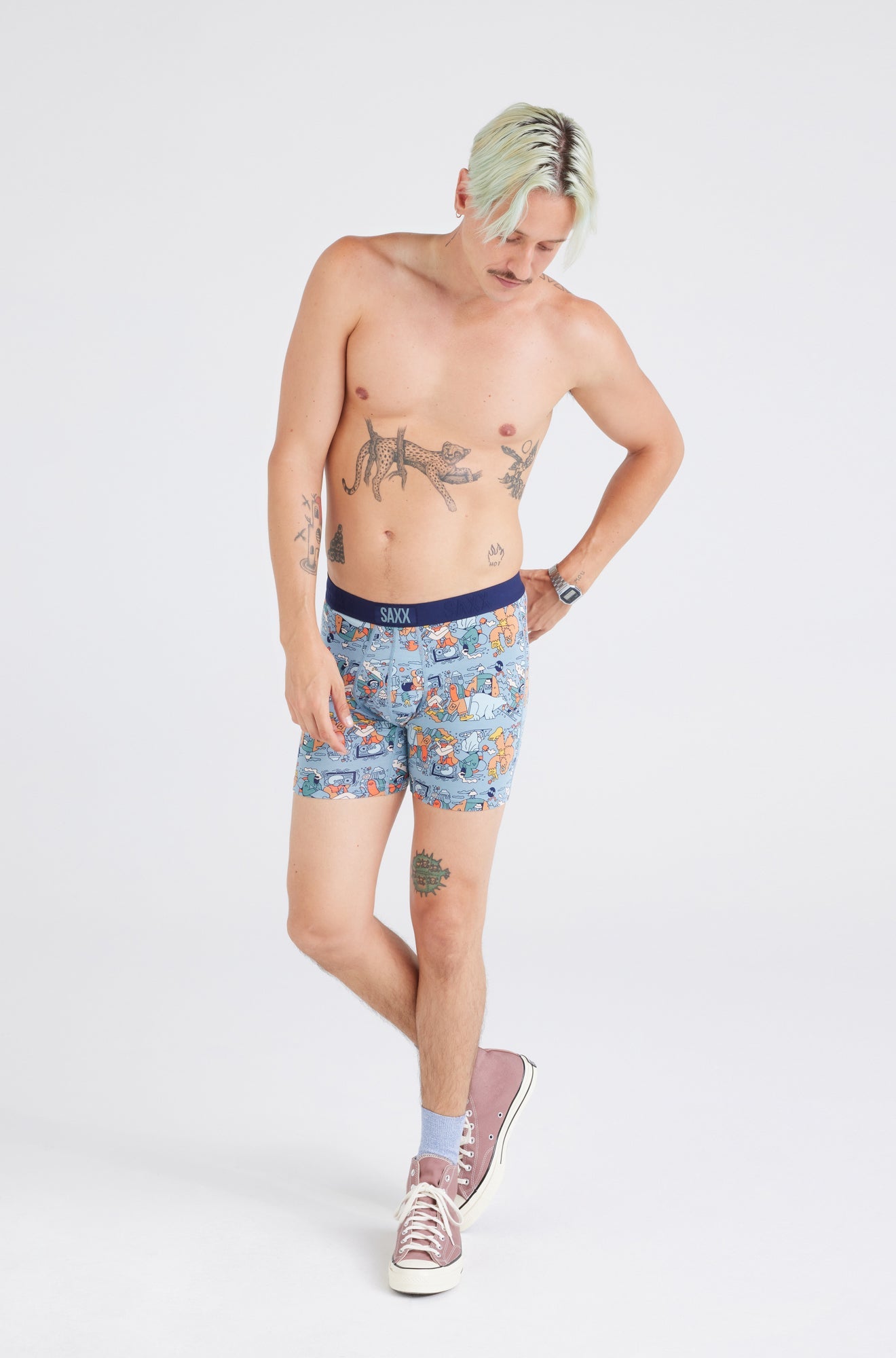 Boxer pour homme par Saxx | SXBM35 FRT collection Vibe | Boutique Vvög, vêtements mode pour homme et femme